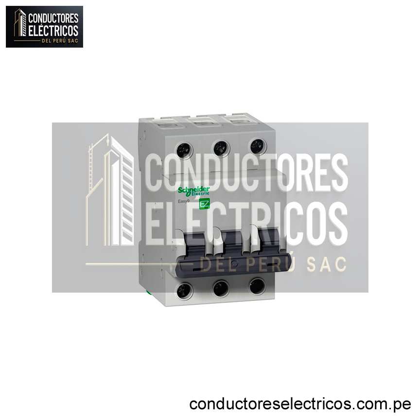 INTERRUPTOR TERMOMAGNÉTICO 3X63 A -10KA/220VAC EZ - SCHNEIDER