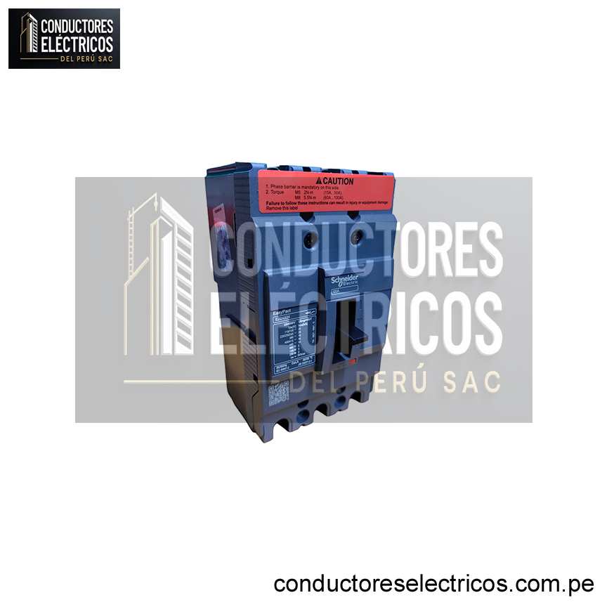 INTERRUPTOR TERMOMAGNÉTICO DE CAJA MOLDEADA 3X150A 50KA/220VAC EASYPACT - SCHNEIDER
