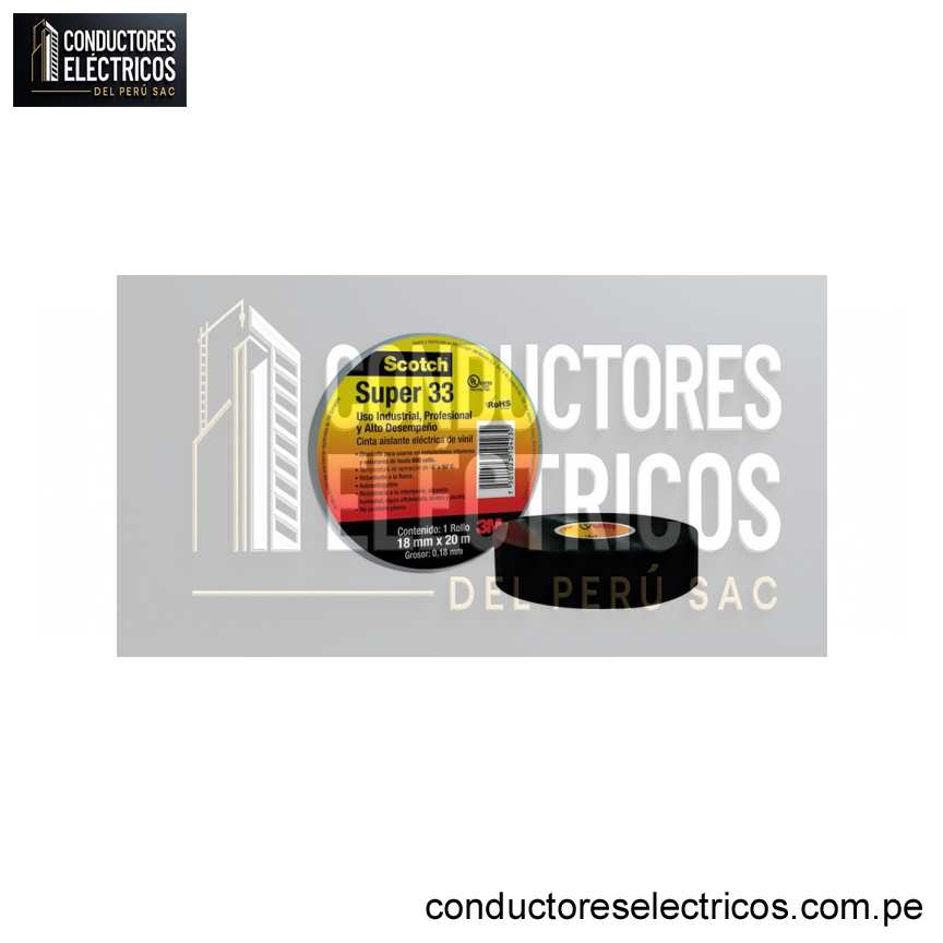 CINTA AISLANTE SCOTCH SUPER 33
