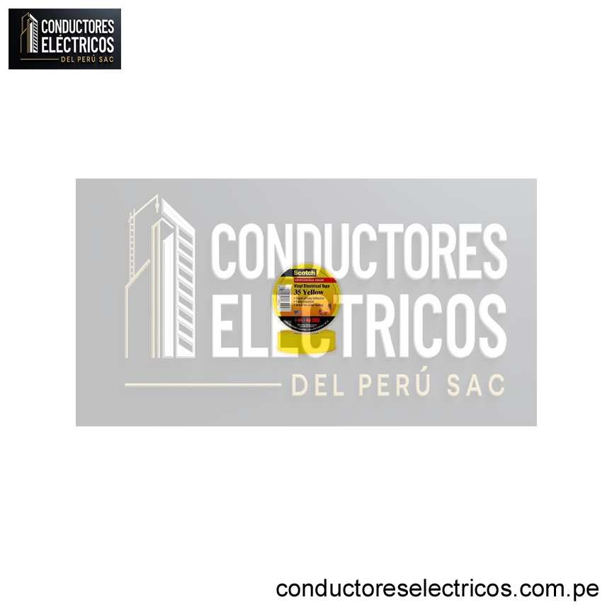 CINTA AISLANTE SCOTCH 35 AMARILLO X 20MTS 3M