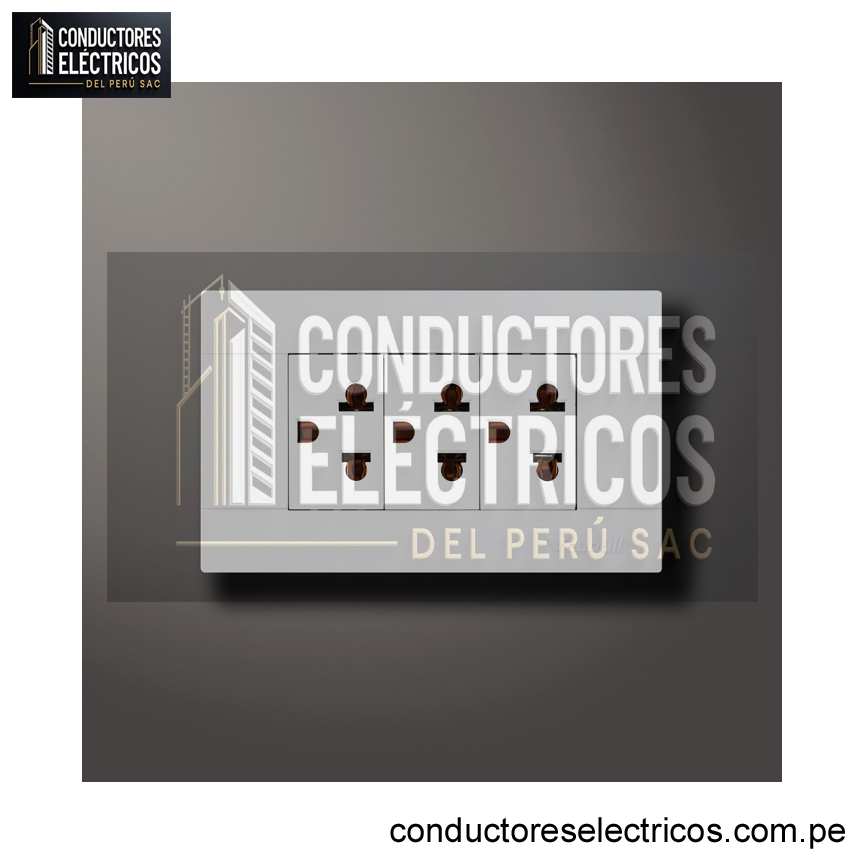 TOMACORRIENTE TRIPLE BLANCA