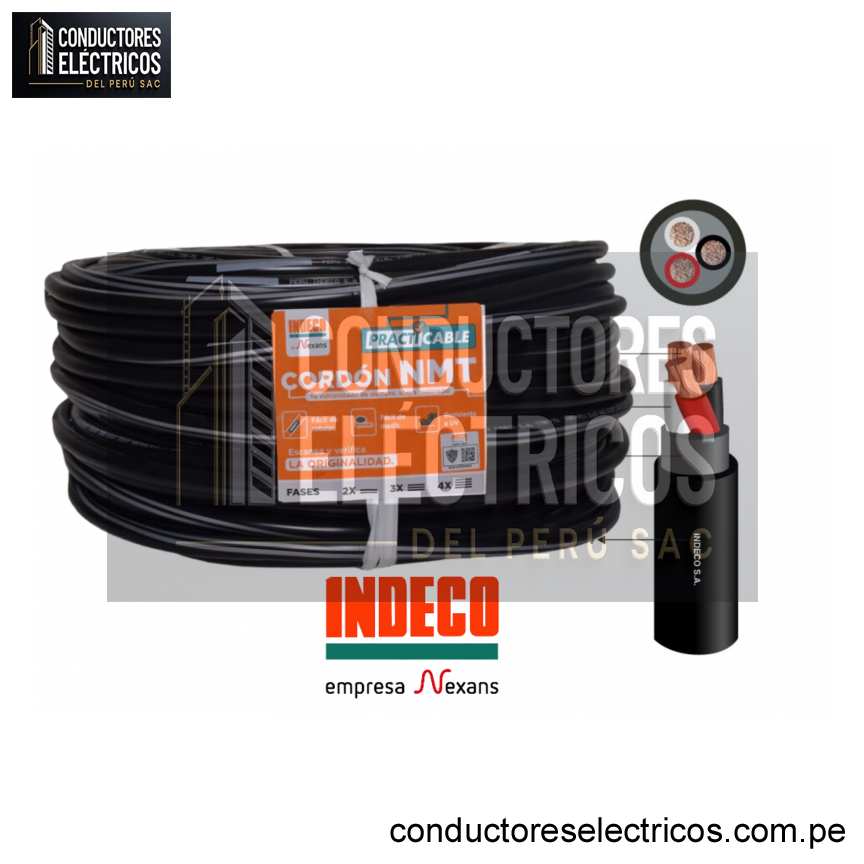 CABLE VULCANIZADO   NMT 3X10 AWG  INDECO