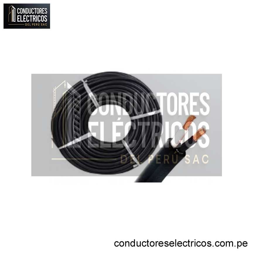 CABLE VULCANIZADO NPT  2X8 AWG INDECO 100 METROS