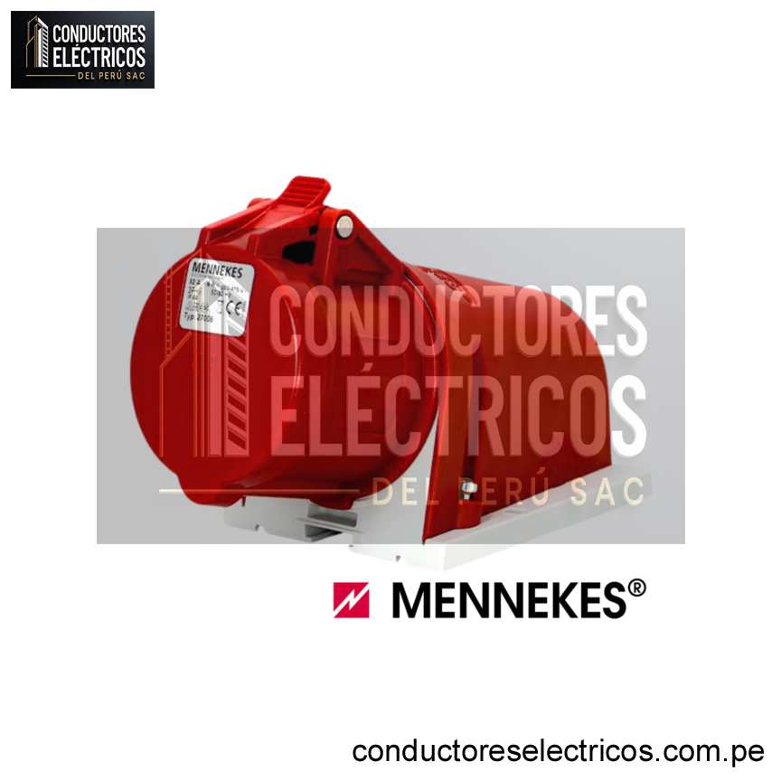 TOMACORRIENTE MENEKE ADOSABLE 3P+T 32 AMO COLOR ROJO