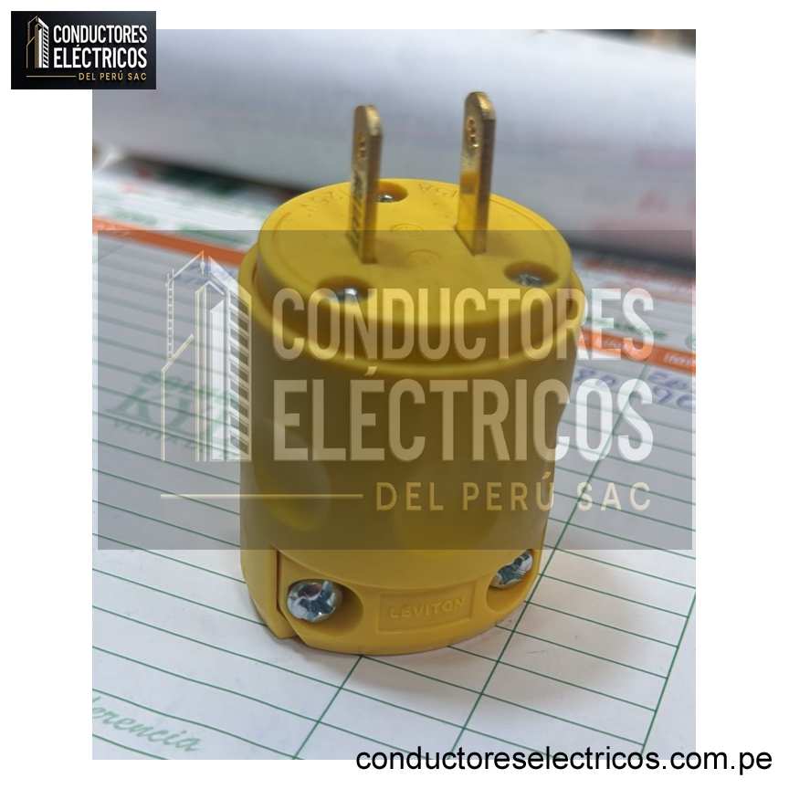 ENCHUFE LEVITON MONOFASICO 15 AMP   125V