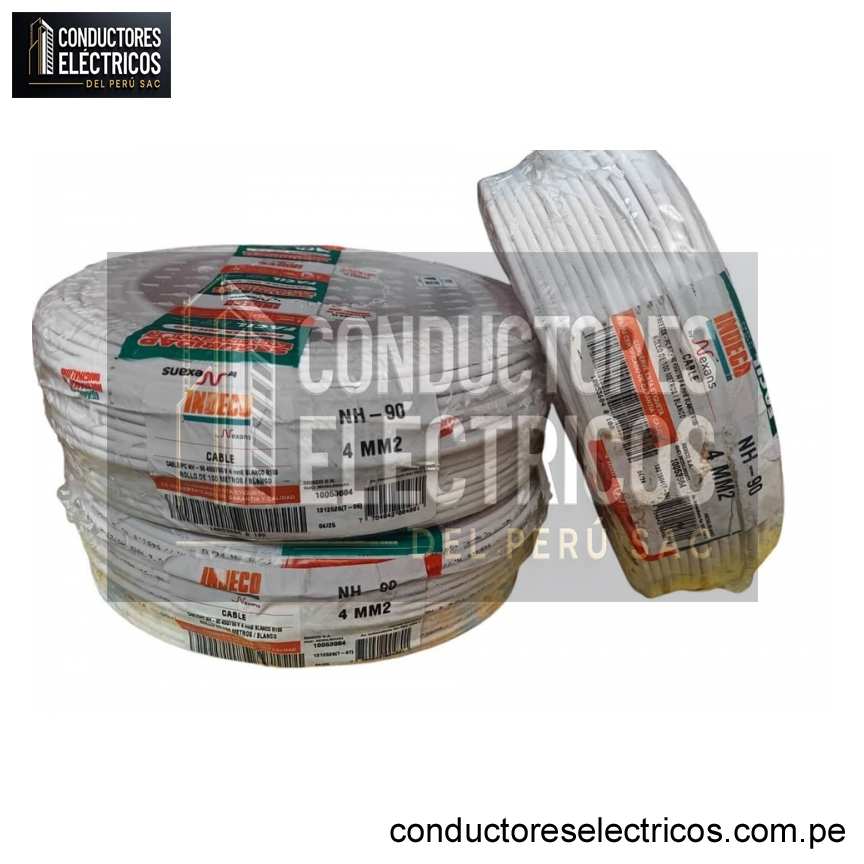 CABLE  NH-90  4 MM  450/750 V  INDECO  BLANCO
