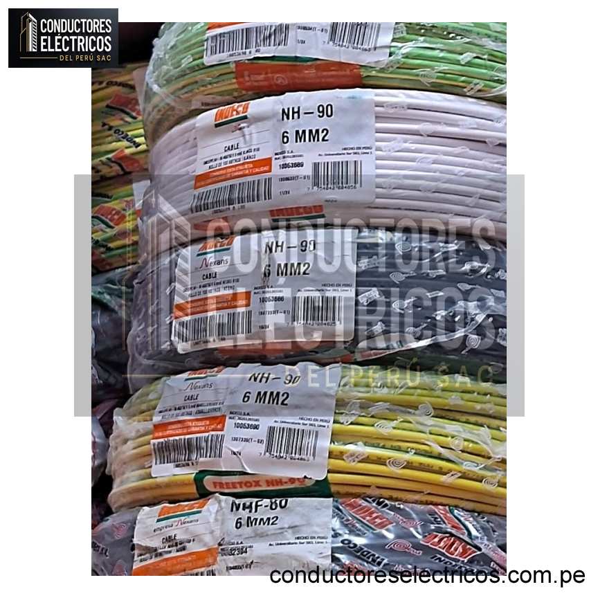 CABLE INDECO NH-90  6 MM2 750/450 V  NEGRO