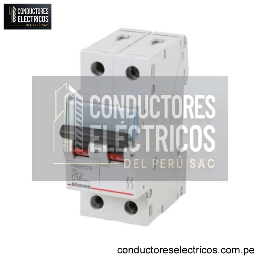 INTERRUPTOR TERMOMAGNÉTICO 2X35A 220V-10KA BTICINO LEGRAND