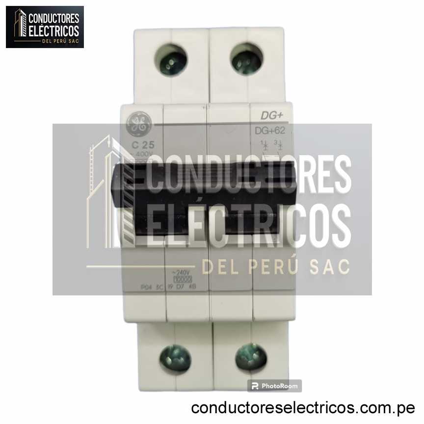 INTERRUPTOR TERMOMAGNÉTICO 2X16A 220V-10KA GENERAL ELECTRIC