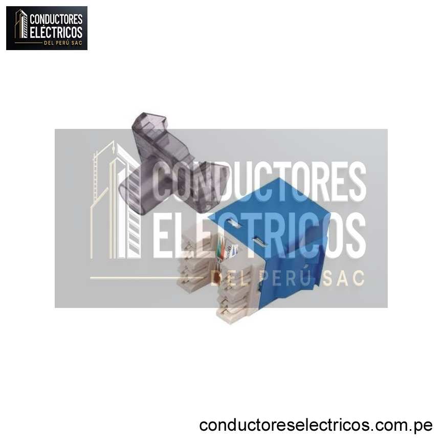 JACK RJ45 CAT6 ROJO/NEGRO/BLANCO/AZUL