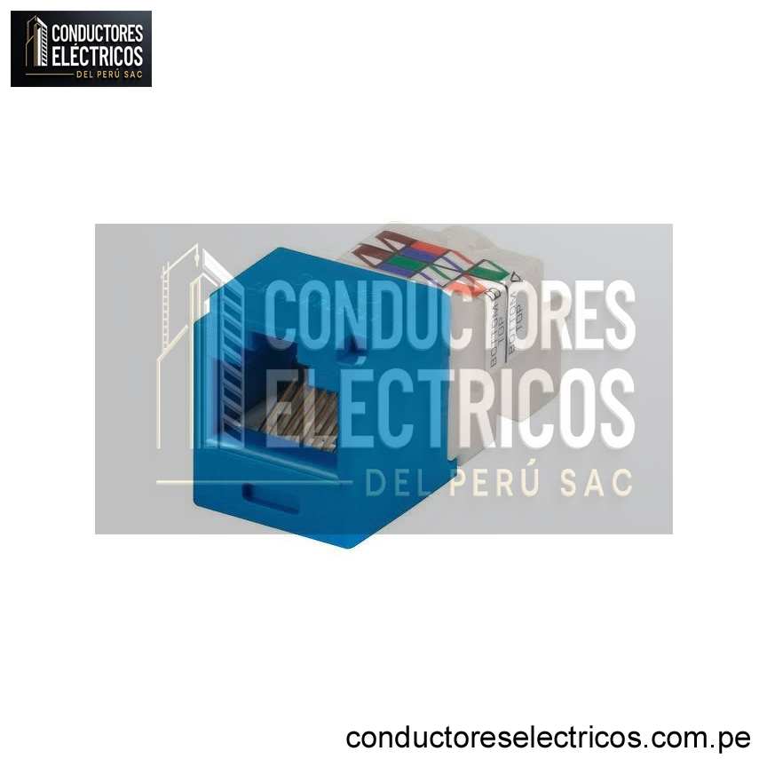 JACK RJ45 CAT6 ROJO/NEGRO/BLANCO/AZUL NETKEY