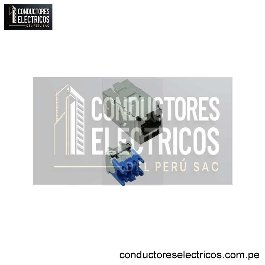 JACK RJ45 CAT6A ROJO/NEGRO/BLANCO/AZUL