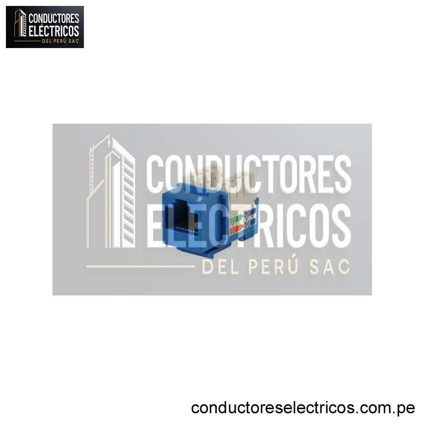 JACK RJ45 CAT6 ROJO/NEGRO/AZUL