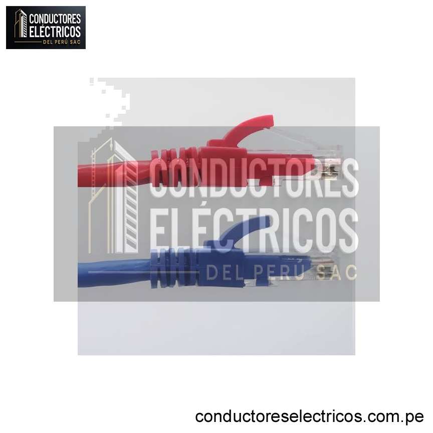 PACHCORD CAT6 DE 2MTS NEGRO/ROJO/AZUL LSZH
