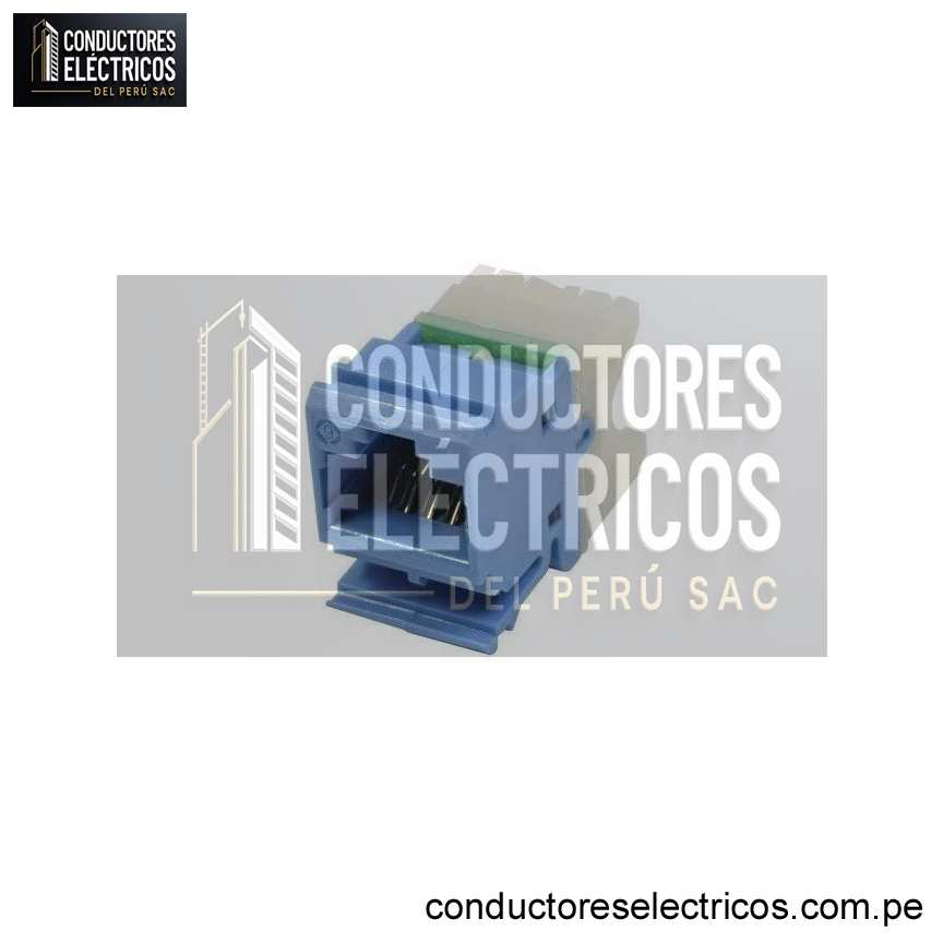 JACK RJ45 CAT6 ROJO/NEGRO/AZUL