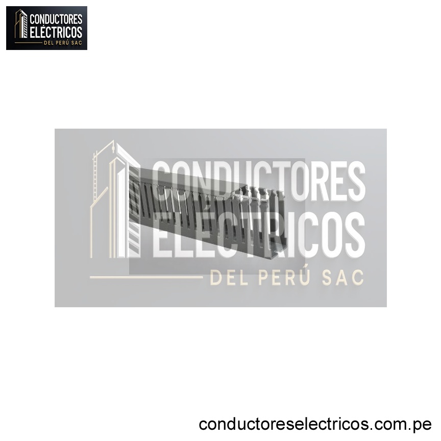 CANALETA RANURADA GRIS 40X40 X 2MTS