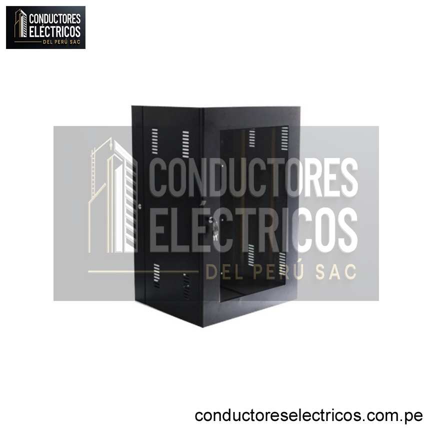 GABINETE DE 18RU 60X60X90  PUERTA DE VIDRIO