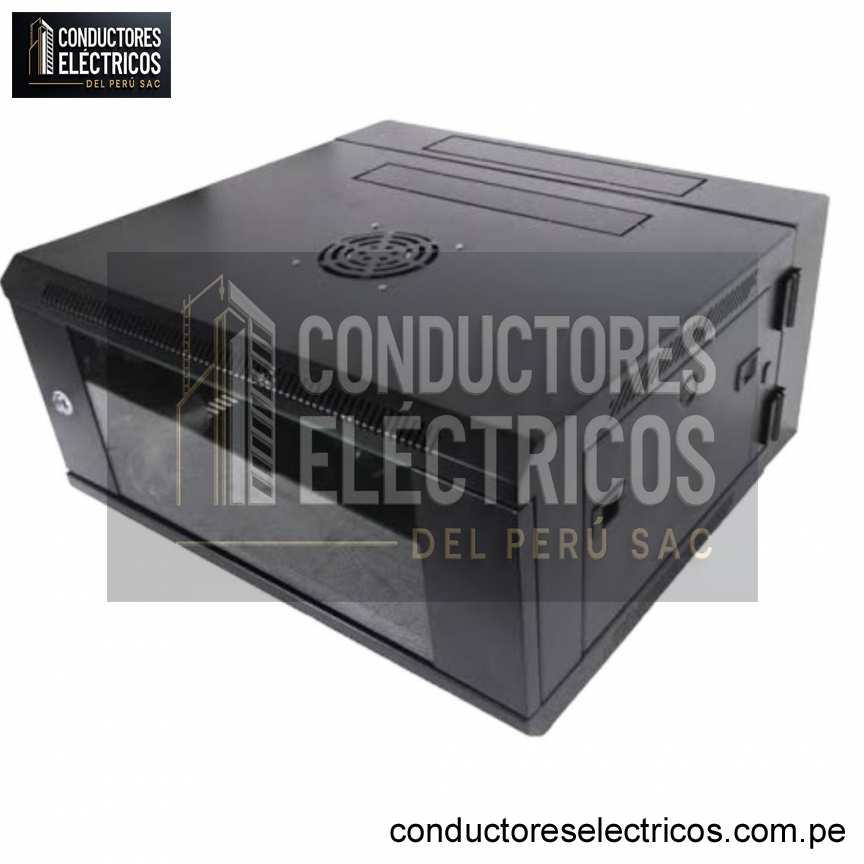 GABINETE DE 6RU 60X60X30 PUERTA DE VIDRIO